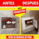 TAPAS DE VÁLVULA DE PASO | Diseño limpio y acabado elegante