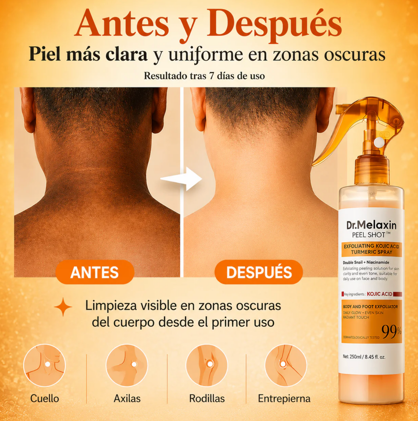 DR. MELAXIN PEEL SHOT - OFERTA 2x1 ✨ Reduce Visiblemente las Manchas, Minimiza los Poros y Recupera la Luminosidad Natural de Tu Piel