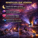 AstroDream Proyector Planetario 12 en 1 - Convierte tu habitación en un universo mágico en segundos